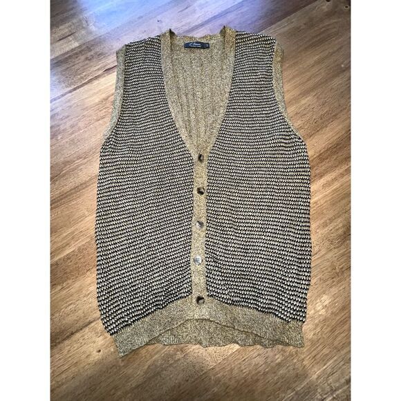 L. Etienne Pour‎ Homme Men's XLT Sweater Vest grandpa core cottage core - Picture 1 of 6